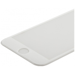 Стекло защитное RedLine 0317 2630 iPhone 8/7/6 3D Silicone Frame белая рамка+пленка на заднюю панель