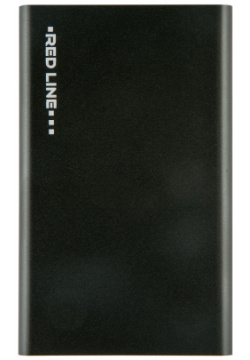 Внешний аккумулятор RedLine J03 3000mAh Black Лёгкий портативный Red