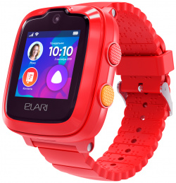 Детские часы Elari 0200 1988 KidPhone 4G с голосовым помощником Red
