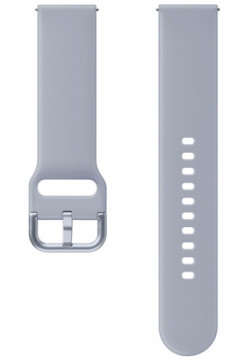 Ремешок для умных часов Samsung ET SFR82MSEGRU Galaxy Watch Active SFR82M спортивный Silver