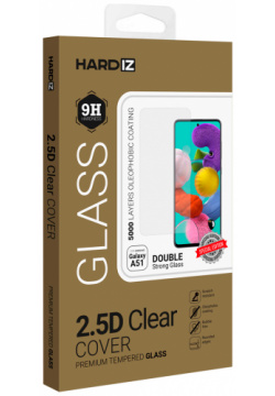 Стекло защитное Hardiz 0317 2740 Samsung Galaxy A51 2 5D прозрачное