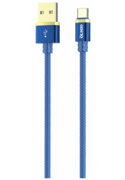 Дата кабель OLMIO 0307 0598 Deluxe Type C 1м Blue
