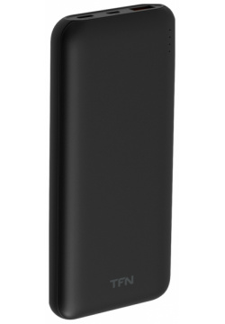Внешний аккумулятор TFN 0301 0671 Slim Duo2 10000mAh c функцией Power Delivery Black