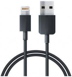 Дата кабель MediaGadget 0307 0664 NL 001M USB Lightning Apple MFI 1м Black Д