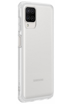 Клип кейс Samsung EF QA125TTEGRU Galaxy A12 Soft Clear Cover прозрачный (EF QA125TTEGRU)