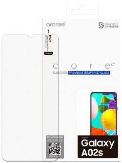 Стекло защитное Araree GP TTA025KDATR Samsung Galaxy A02s 2 5D прозрачное (GP TTA025KDATR)
