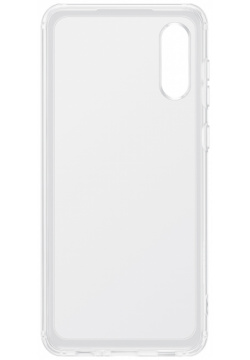 Клип кейс Samsung EF QA022TTEGRU Galaxy A02 Soft Clear Cover прозрачный (EF QA022TTEGRU)