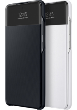 Чехол книжка Samsung EF EA525PBEGRU Galaxy A52 Smart S View Wallet Cover Black (EF EA525PBEGRU)