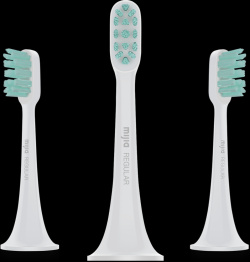 Насадка для электрической зубной щетки Xiaomi 7000 0561 Mi Electric Toothbrush Head standard Light Grey 3шт