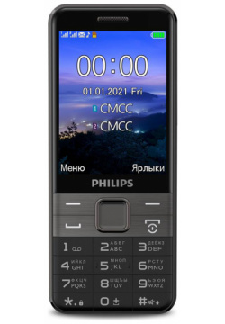 Мобильный телефон Philips 0101 7697 Xenium E590 Dual sim Black