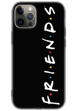 Клип кейс Deppa 0313 9112 Apple iPhone 12/12 Pro Friends 02 logo