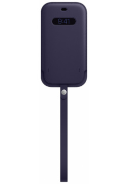 Чехол конверт Apple MK0A3ZE/A iPhone 12/12 Pro MagSafe кожаный темно фиолетовый (MK0A3ZE/A)
