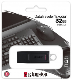 USB Flash Kingston 0305 1454 32Gb USB3 2 Black (DTX/32GB)