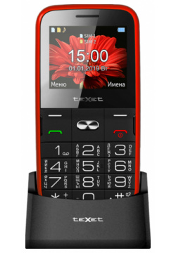 Мобильный телефон teXet 0101 7695 TM B227 Dual sim Red