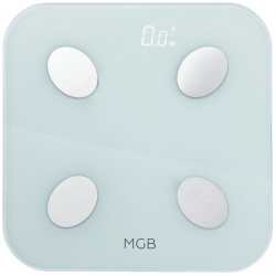 Умные весы MGB 7000 0688 Body fat scale Glass Edition White