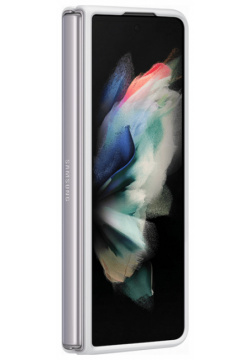Клип кейс Samsung EF PF926TWEGRU Galaxy Z Fold3 Silicone Cover White (EF PF926TWEGRU)