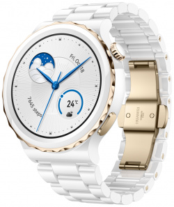 Часы HUAWEI Frg B19T Watch GT 3 Pro керамический ремешок Белые (Frg B19T)