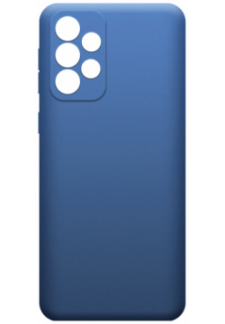 Чехол накладка Borasco 0319 0107 Samsung Galaxy A53 Microfiber Синий Задняя