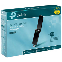 Wi Fi адаптер TP Link 0200 3002 Archer T4U черный