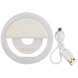 Кольцевой селфи светильник RedLine УТ000027947 L 01 для смартфона White