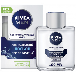 Лосьон после бритья NIVEA 7000 3529 Men успокаивающий для чувствительной кожи защита от раздражения 100мл