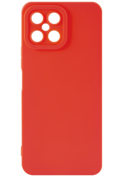 Чехол накладка RedLine 0319 0184 Honor X8 Camera Protection Красный