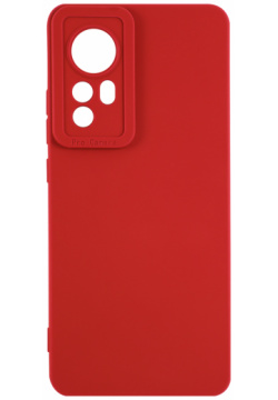 Чехол накладка RedLine 0317 3233 Xiaomi 12 | 12X Camera Protection Красный С