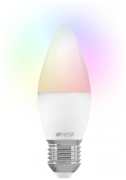 Умная лампочка HIPER IOT LED A2 RGB Smart bulb WiFi Е27 цветная с