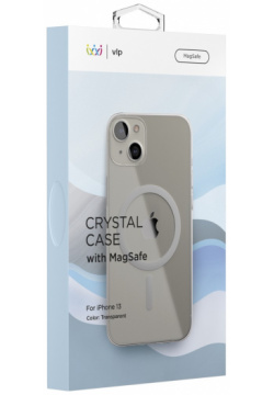 Клип кейс VLP 0313 9968 iPhone 13 Crystal case with MagSafe прозрачный