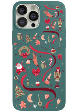 Клип кейс VLP 0313 9988 iPhone 13 Pro Max Art Collection Christmas Eve Dark Green