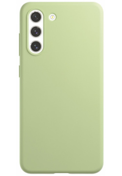 Чехол накладка VLP 0319 0226 Silicone case Samsung S21 FE Светло зеленый