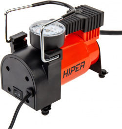 Автомобильный компрессор HIPER HAC25 25 л/м Красно черный