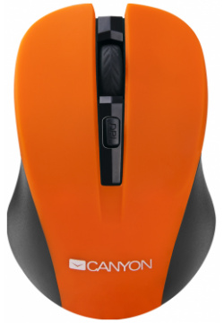 Мышь беспроводная Canyon CNE CMSW1O Оранжевая