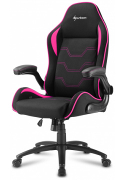 Игровое кресло Sharkoon ELBRUS 1 BK/PK Черно розовое