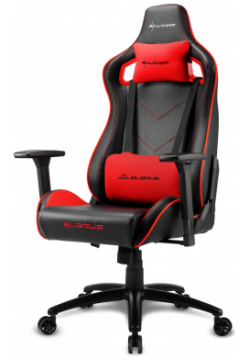 Игровое кресло Sharkoon ELBRUS 2 BK/RD Черно красное