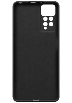 Чехол накладка Borasco 0319 0097 Xiaomi Redmi Note 11 Pro Microfiber Черный
