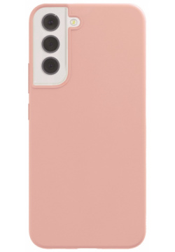 Чехол накладка VLP 0319 0214 Silicone case Samsung S22+ Светло розовый