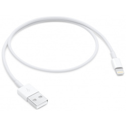 Адаптер Apple ME291ZM/A Lightning to USB Cable 0 5 m White Кабель