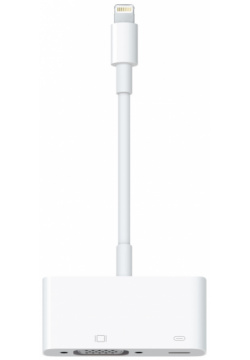 Адаптер Apple MD825ZM/A Lightning to VGA Adapter White Используйте
