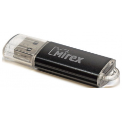 USB Flash Mirex 0305 1266 UNIT 32Gb 2 0 Black Металлический корпус с прозрачным
