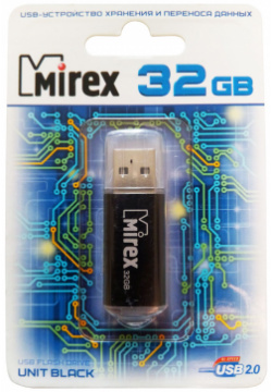 USB Flash Mirex 0305 1266 UNIT 32Gb 2 0 Black