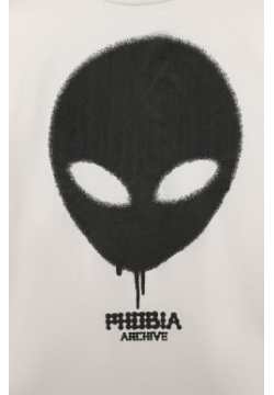 Хлопковая футболка Phobia Archive PHK00595