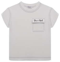 Хлопковая футболка Brunello Cucinelli B0A45T278B Для пошива светло серой