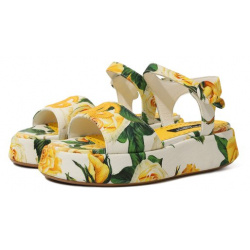 Текстильные сандалии Dolce & Gabbana D11227/A7131