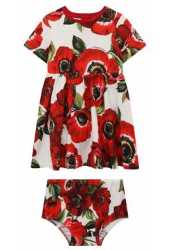 Комплект из платья и шорт Dolce & Gabbana L2JD8P/FSG8V