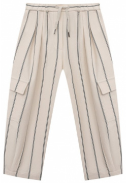 Хлопковые брюки карго Brunello Cucinelli BL925E631A