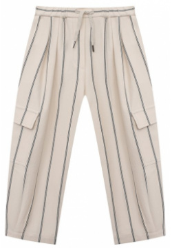 Хлопковые брюки карго Brunello Cucinelli BL925E631B