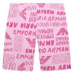 Хлопковые шорты Emporio Armani 3R3S03/3J50Z Розовые велосипедки словно вручную