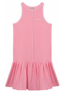Хлопковое платье Marni M01036/M00LE Розовое