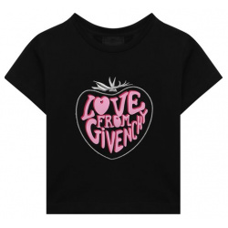 Хлопковая футболка Givenchy H30075/4A 5A